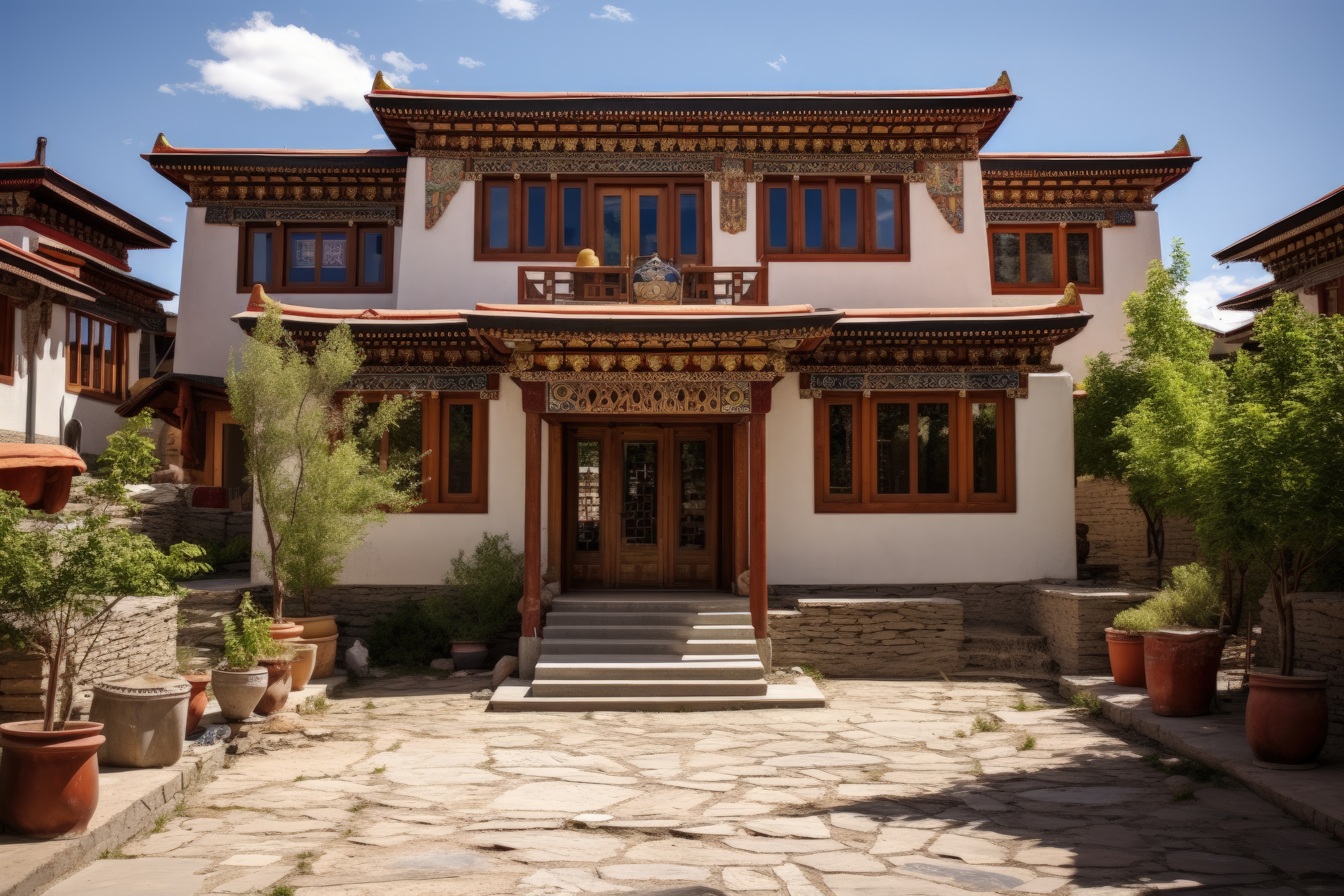 Indian house exterior in Pune — Shripada Enterprises