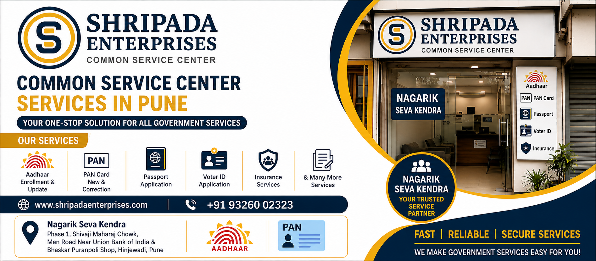 Common Service Center Services in Pune | PAN & Aadhaar