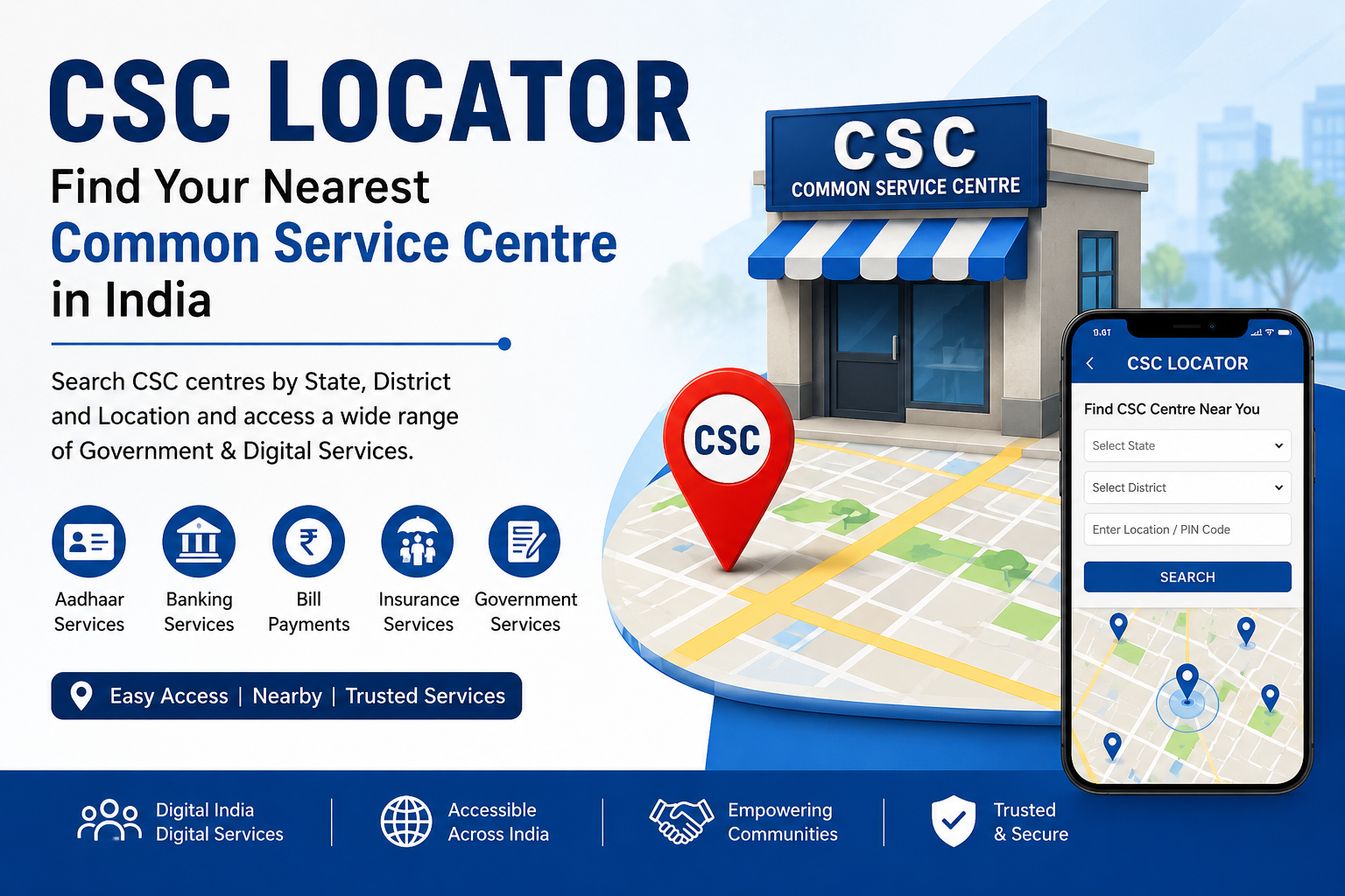 CSC Locator | Search Common Service Centre Near You